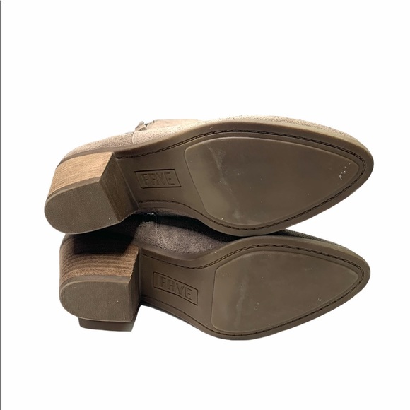 FRYE Judith Bootie Taupe Suede ankle boots 8 - Picture 7 of 8